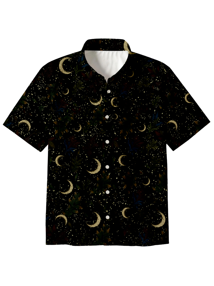 Moon Garden Button Up Pocket Shirt