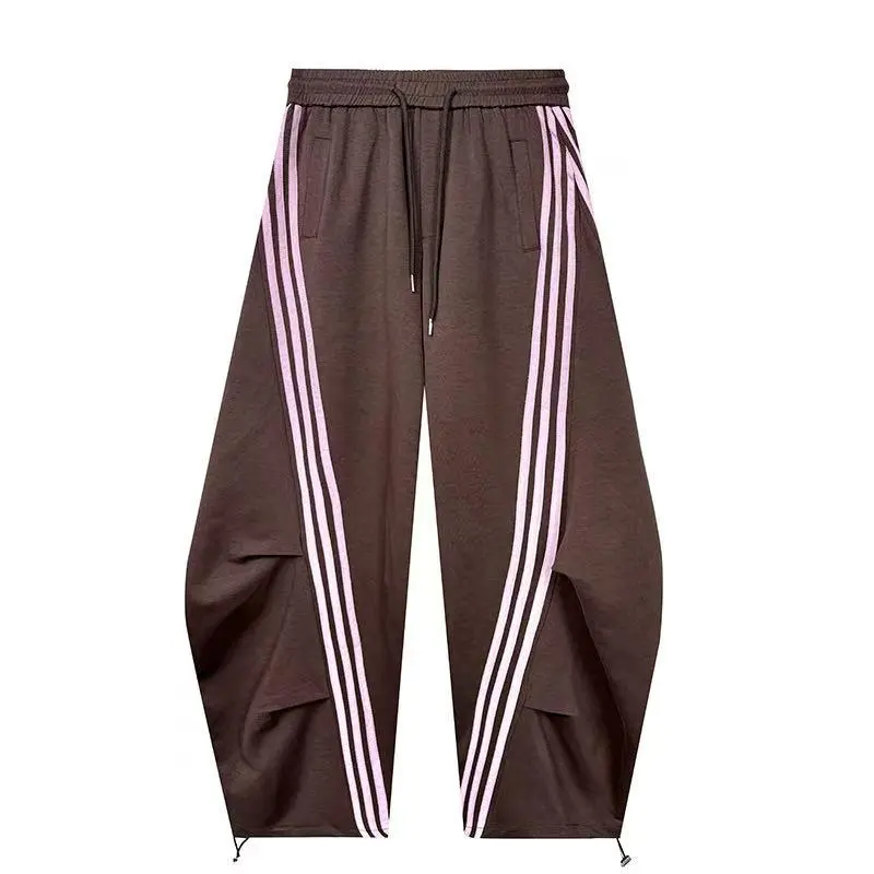 Women’s Loose Wide Leg Striped Track Pants