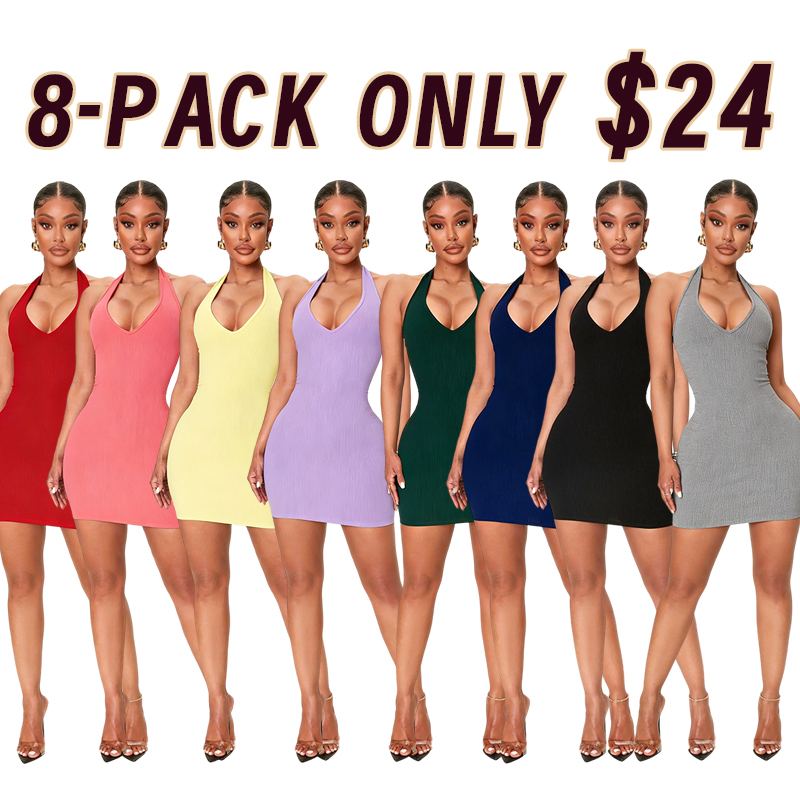 Women’s Celeste Halter Mini Dress