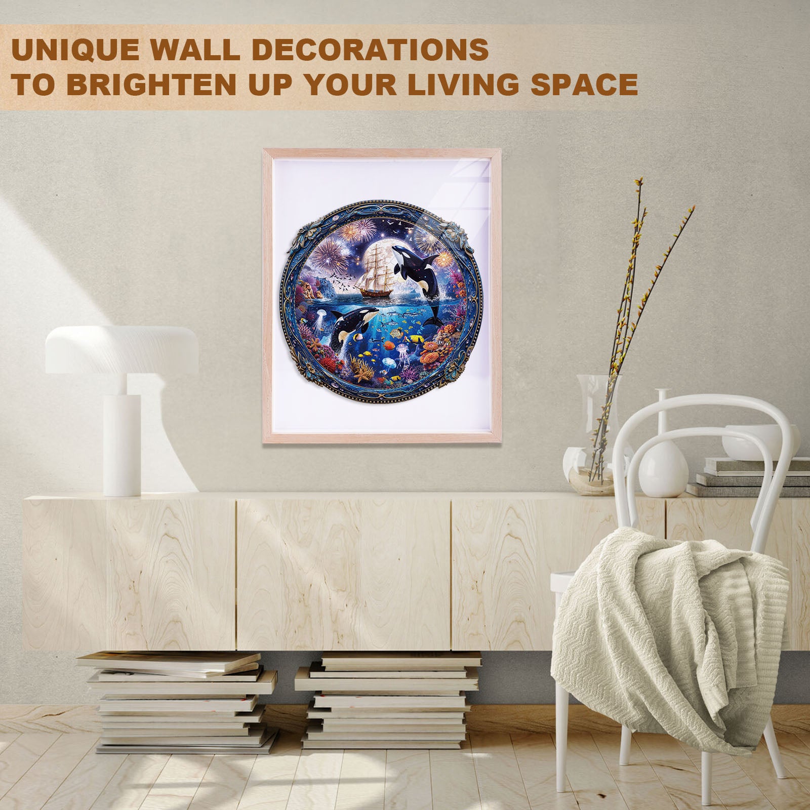 Glittering Ocean Wooden Jigsaw Puzzle