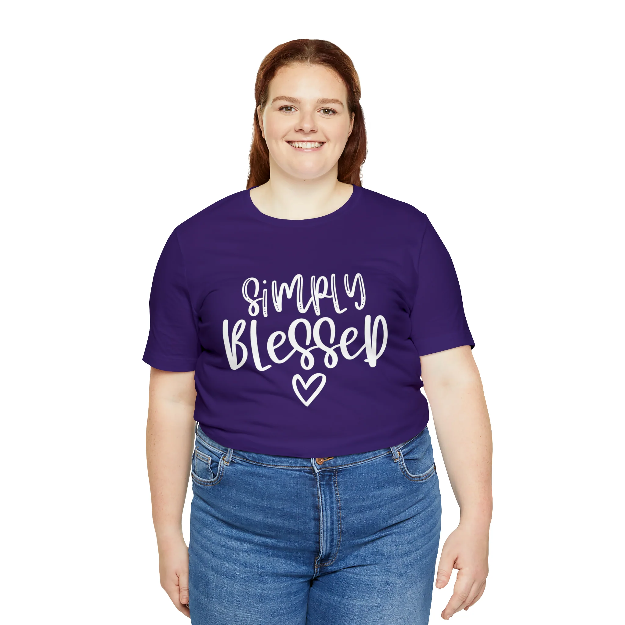 Simply Blessed Unisex Jersey Short Sleeve Tee