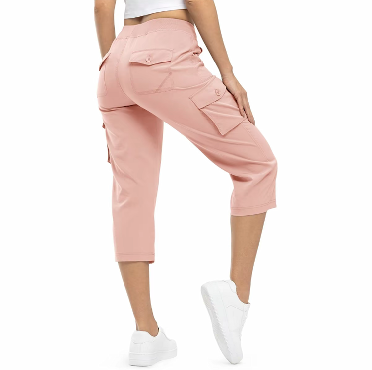 Women's Outdoor Cargo Capris – Lightweight Loose Shorts