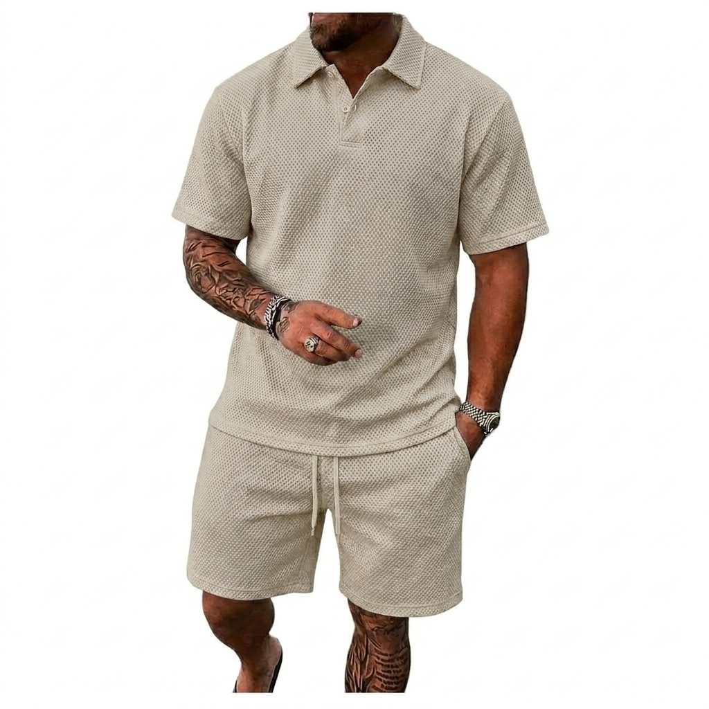 Men's Summer 2 Piece Athletic Casual Set
