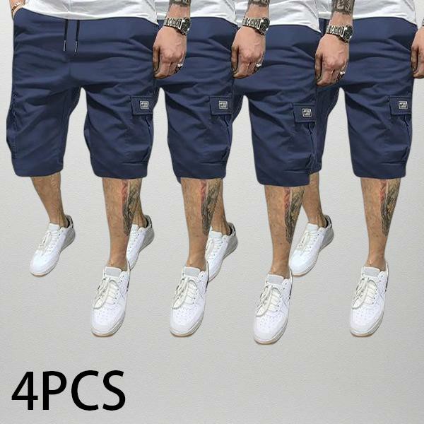 🩳 Men's Casual Summer Shorts – Slanted Pocket Everyday Comfort