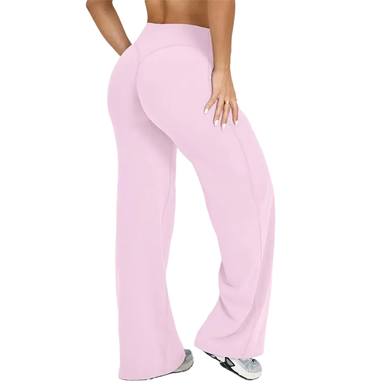 Straight Leg Bottoms Casual Pants