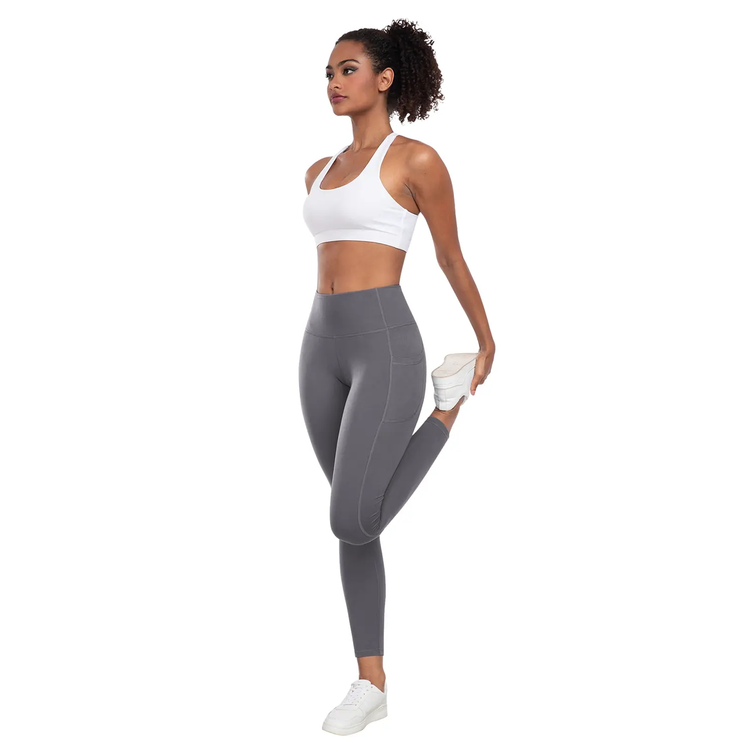 6-PACK High Waist Pants With Pockets Running Yoga Leggings for Women Leggings with Pockets