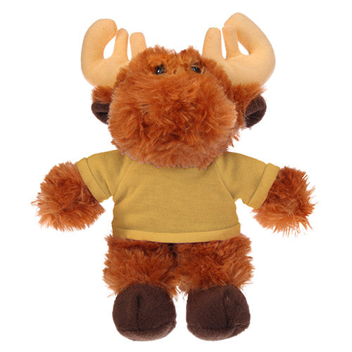 Soft Plush Moose with Tee 8inch