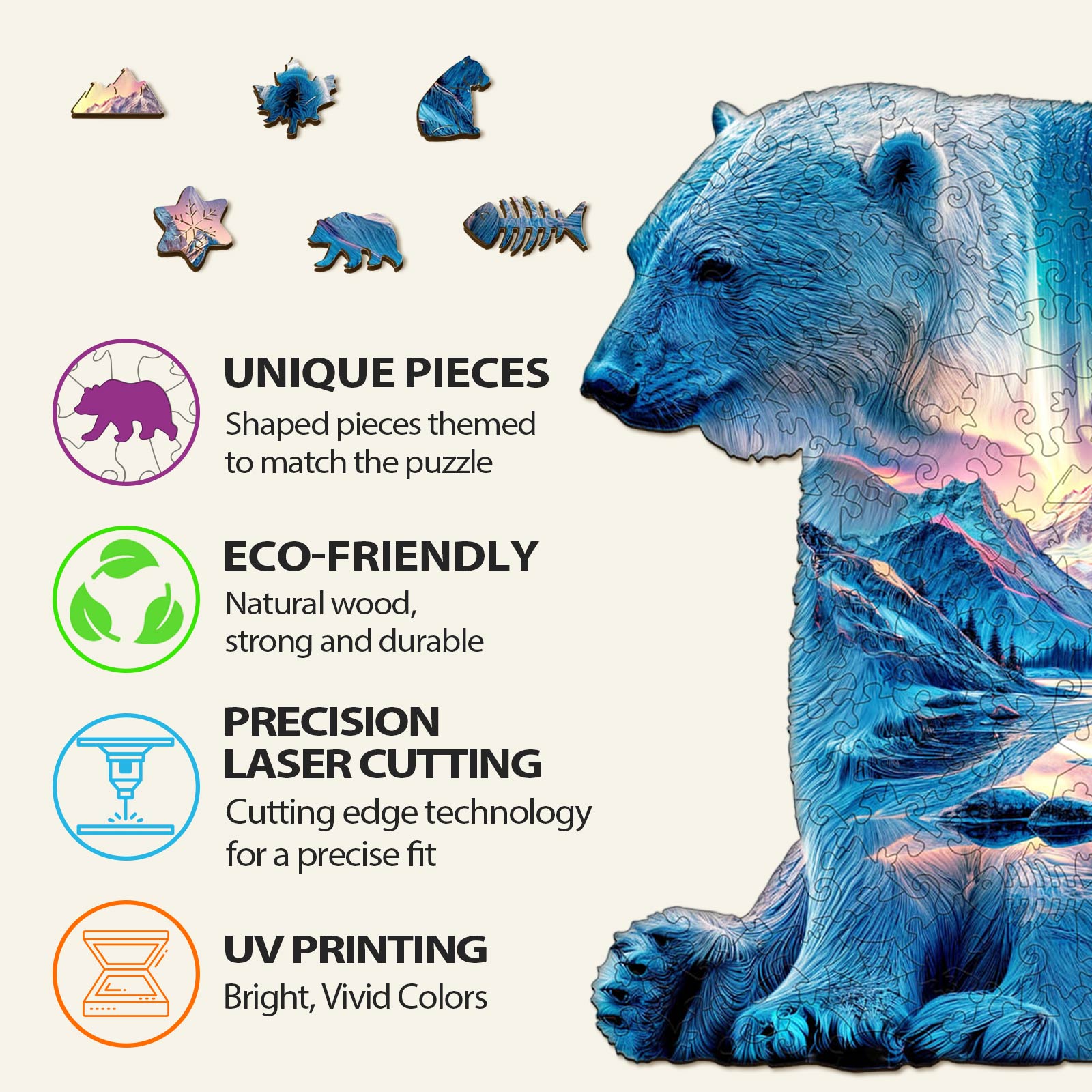 Frozen Dreams Wooden Jigsaw Puzzle