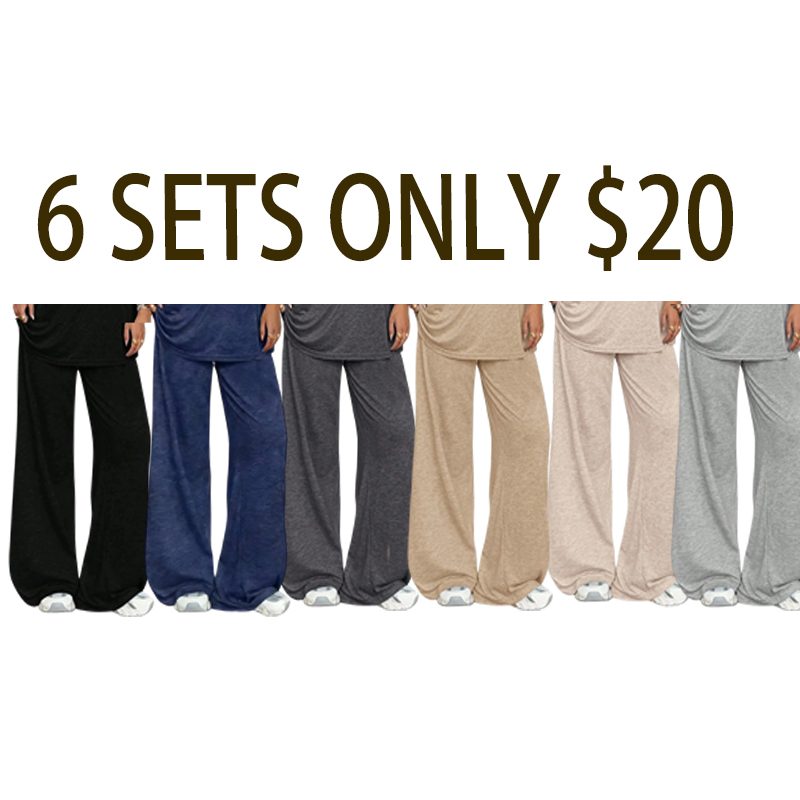 Women's Wide-Leg Lounge Set