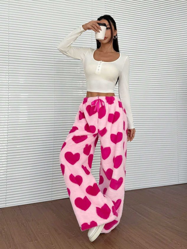 Loose Simple Leopard Pants