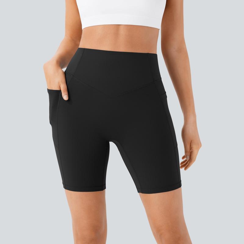 Women’s High-Waisted Scrunch Butt Lifting Leggings with Pockets