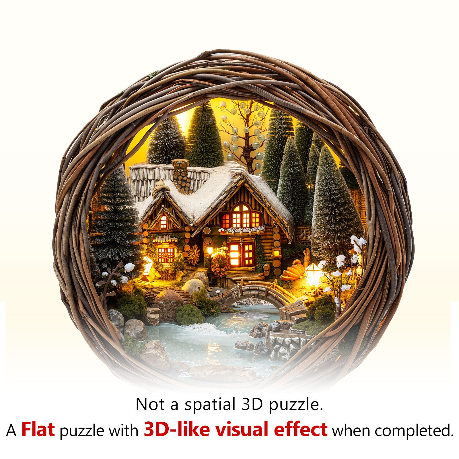 Forest Haven Wooden Jigsaw Puzzle