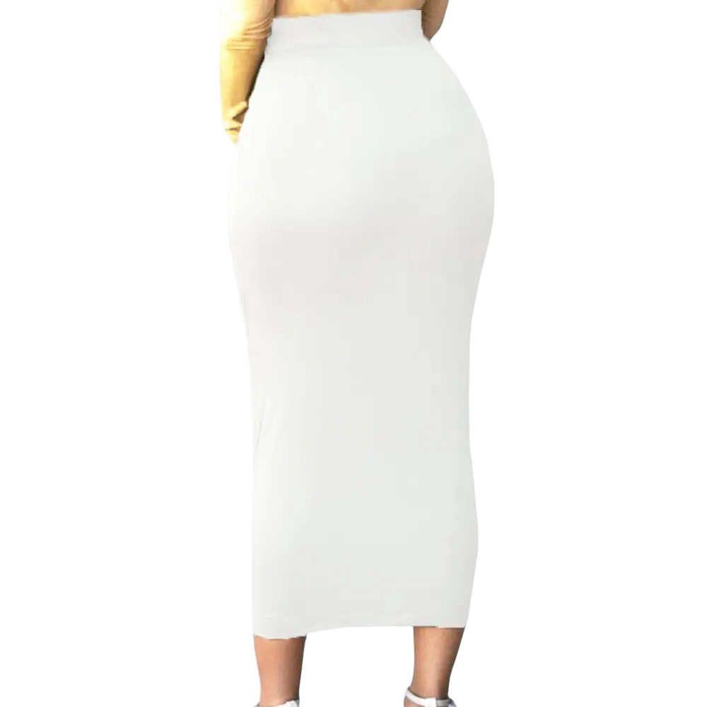 Women’s High Waisted Tummy Control Bodycon Maxi Skirt