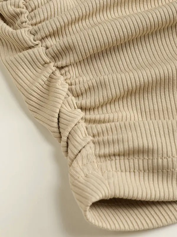 kendall same style Women's 2-Piece Ruched Tank Top and Elastic Waist Tie Trousers Set – Casual Lounge Outfit, 6 Colors