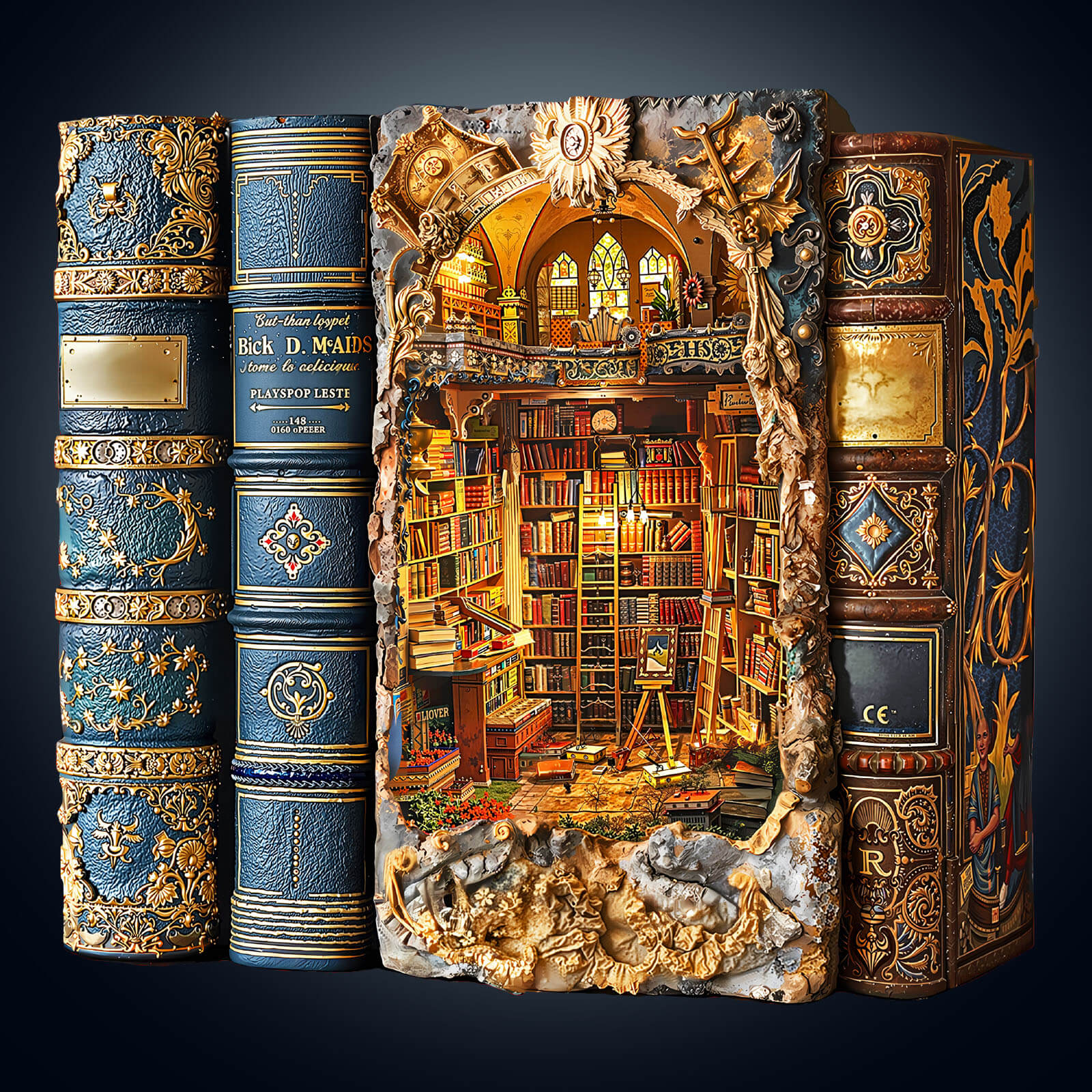 Story Realm Tome Wooden Jigsaw Puzzle