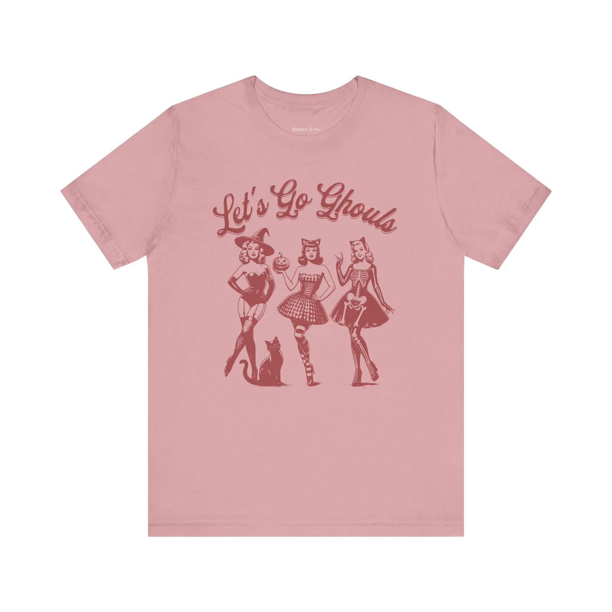 Let's Go Ghouls Bella Canvas Unisex Jersey T-Shirt - Multiple Colors