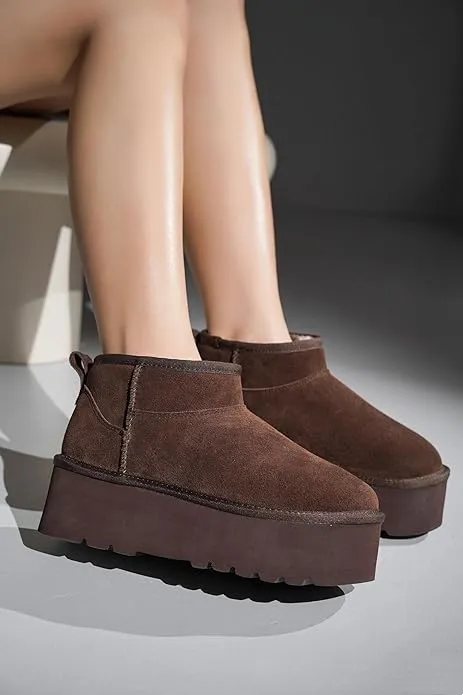 Women Lightweight Memory Foam Fuzzy Boots