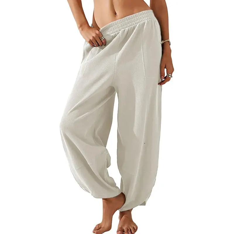 🔥8- PACK Women's Harem Barrel Pants