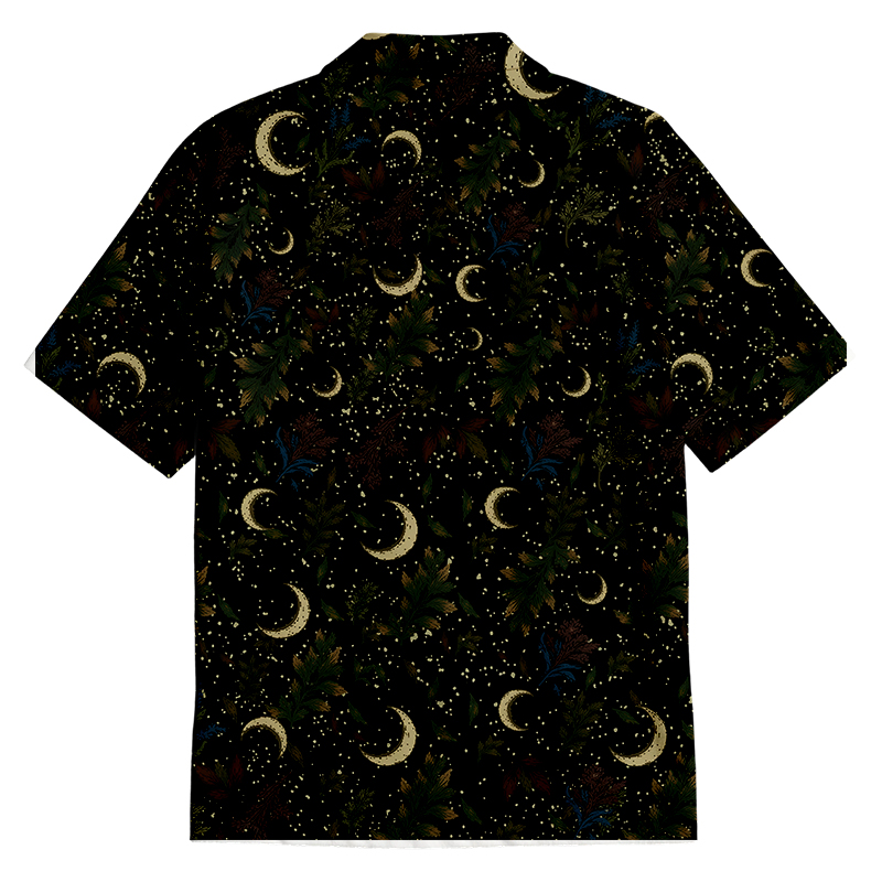 Moon Garden Button Up Pocket Shirt
