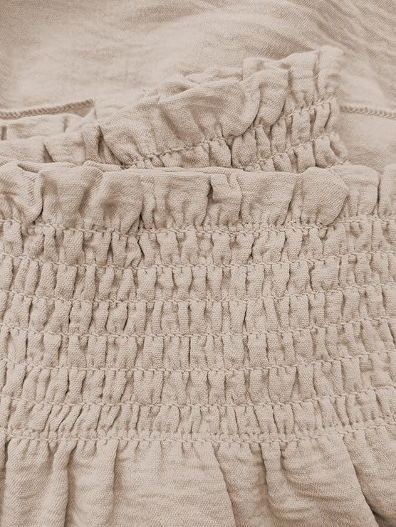 👖👖Women's Ruffle Hem High-Waist Shorts