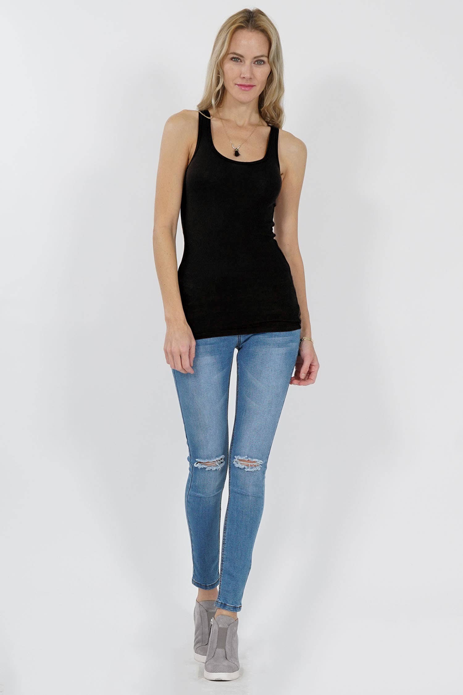 Ribbed Racerback Tank