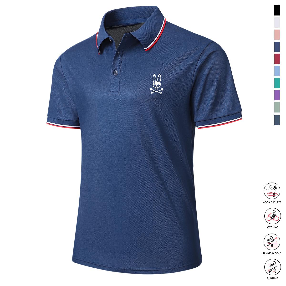 Men's Casual Short-Sleeve Polo Shirt