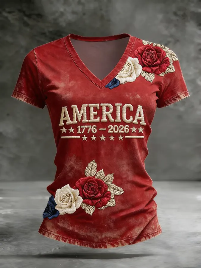 Women's America 250th Anniversary Print T-Shirt