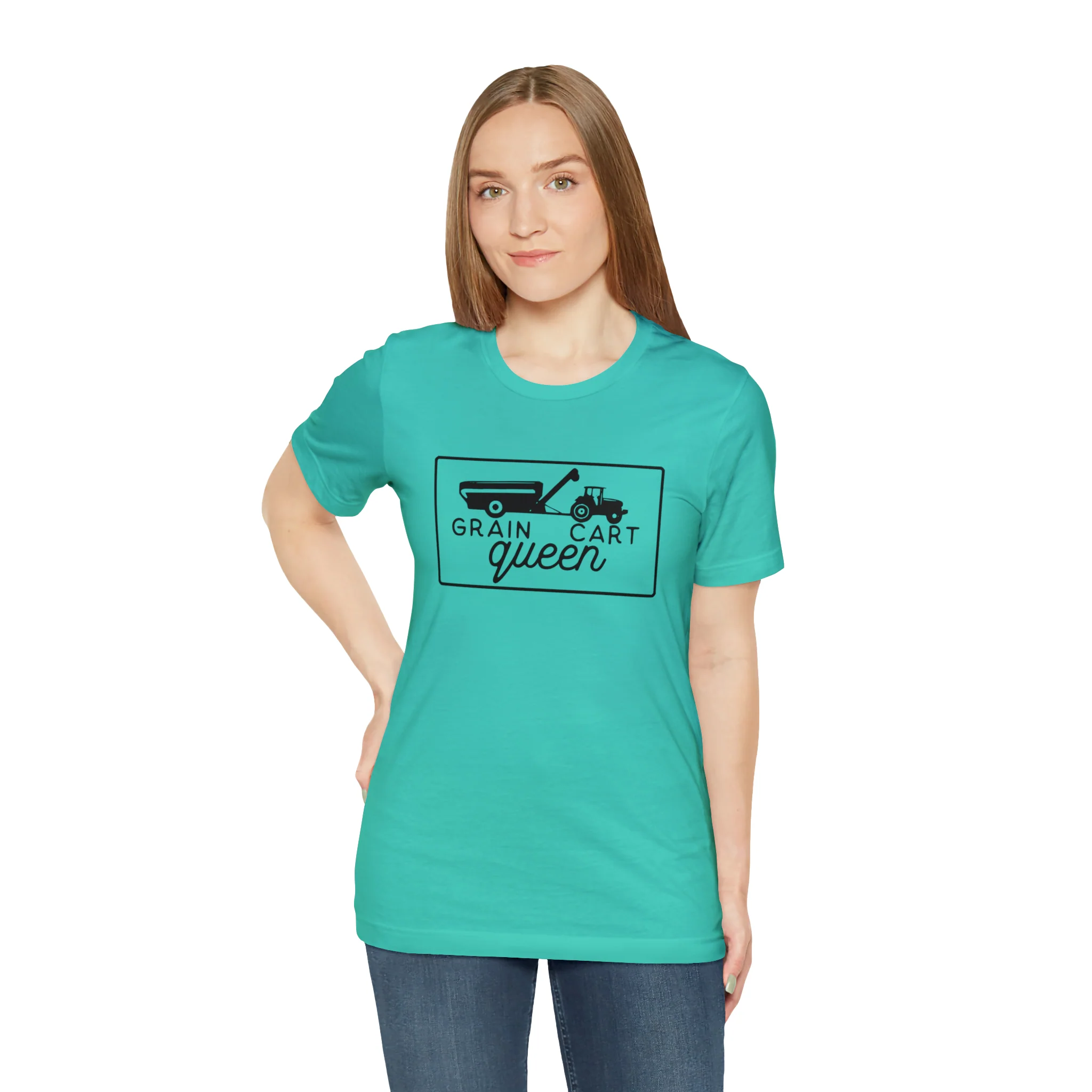 Grain Cart Queen Unisex Jersey Short Sleeve Tee