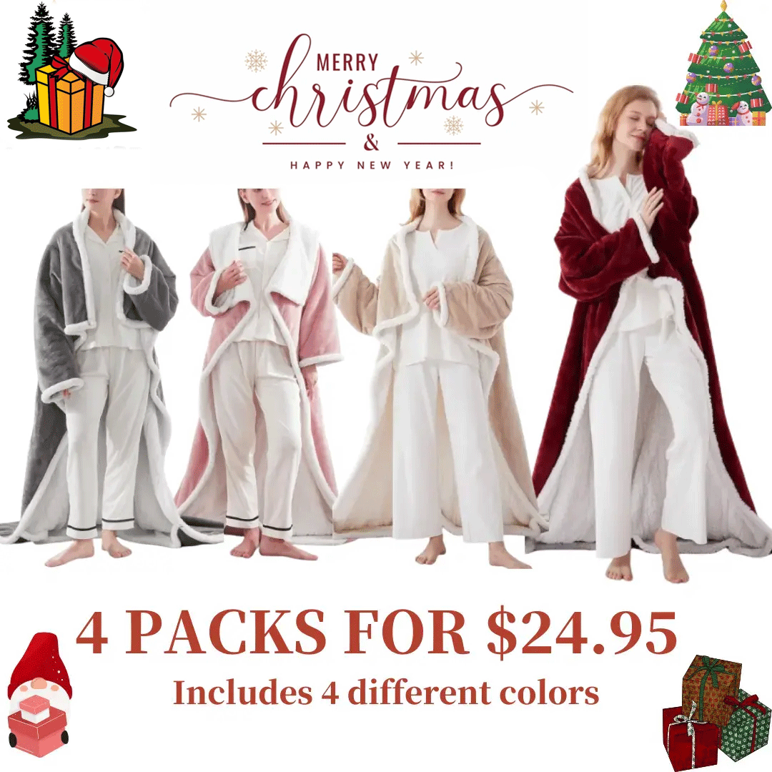 🎁Christmas PROMOTION-Wearable Electric Clothing With Sleeve And Foot Pockets 6 Heating Levels And Long Heating Times1