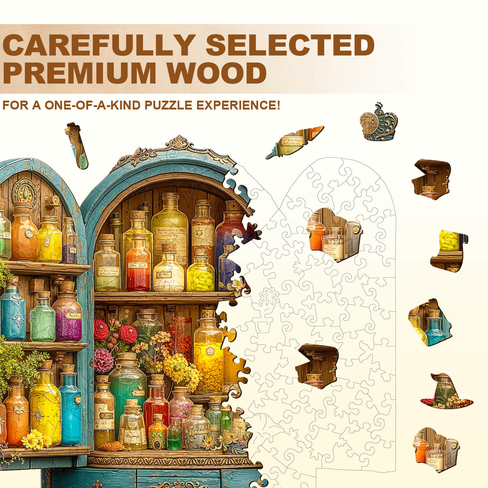 Magic Cabinet Wooden Jigsaw Puzzle