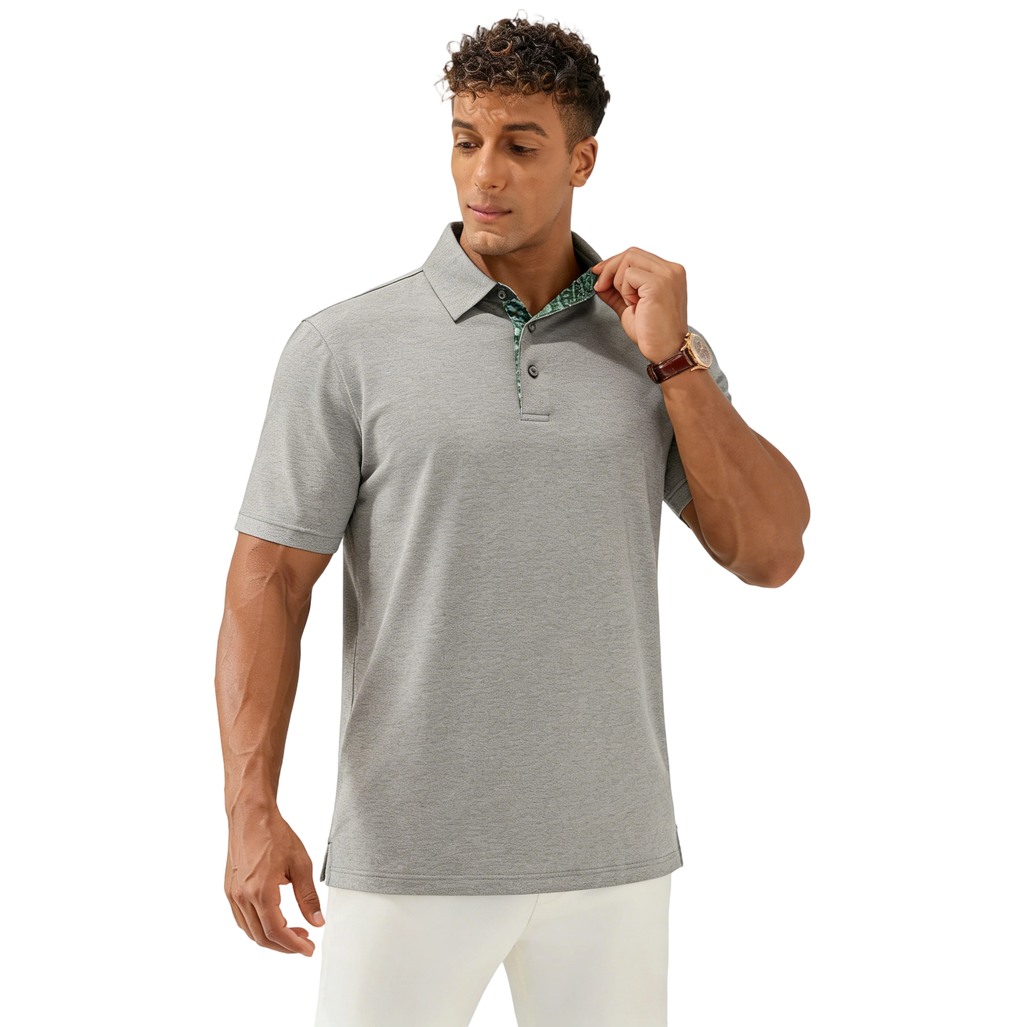 Men’s Classic Soft Breathable Cotton Polo Shirts