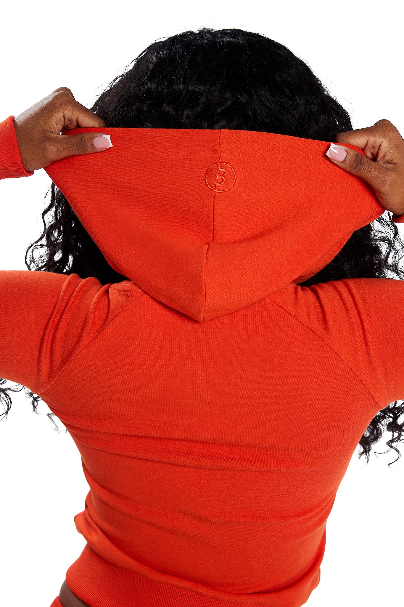 BODY KNITWEAR ZIP HOODIE (PUMPKIN SPICE)