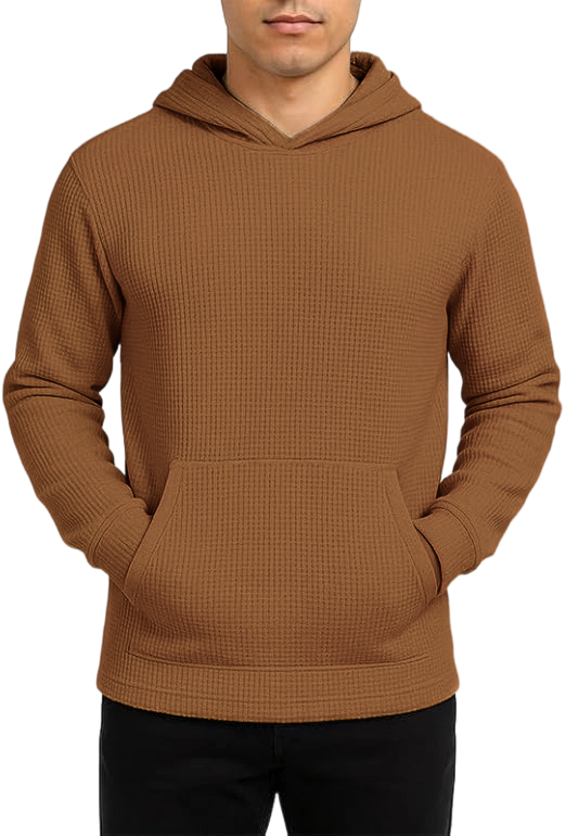 Men's Multi Pack Waffle Knit Pullover Hoodie (S-6XL)