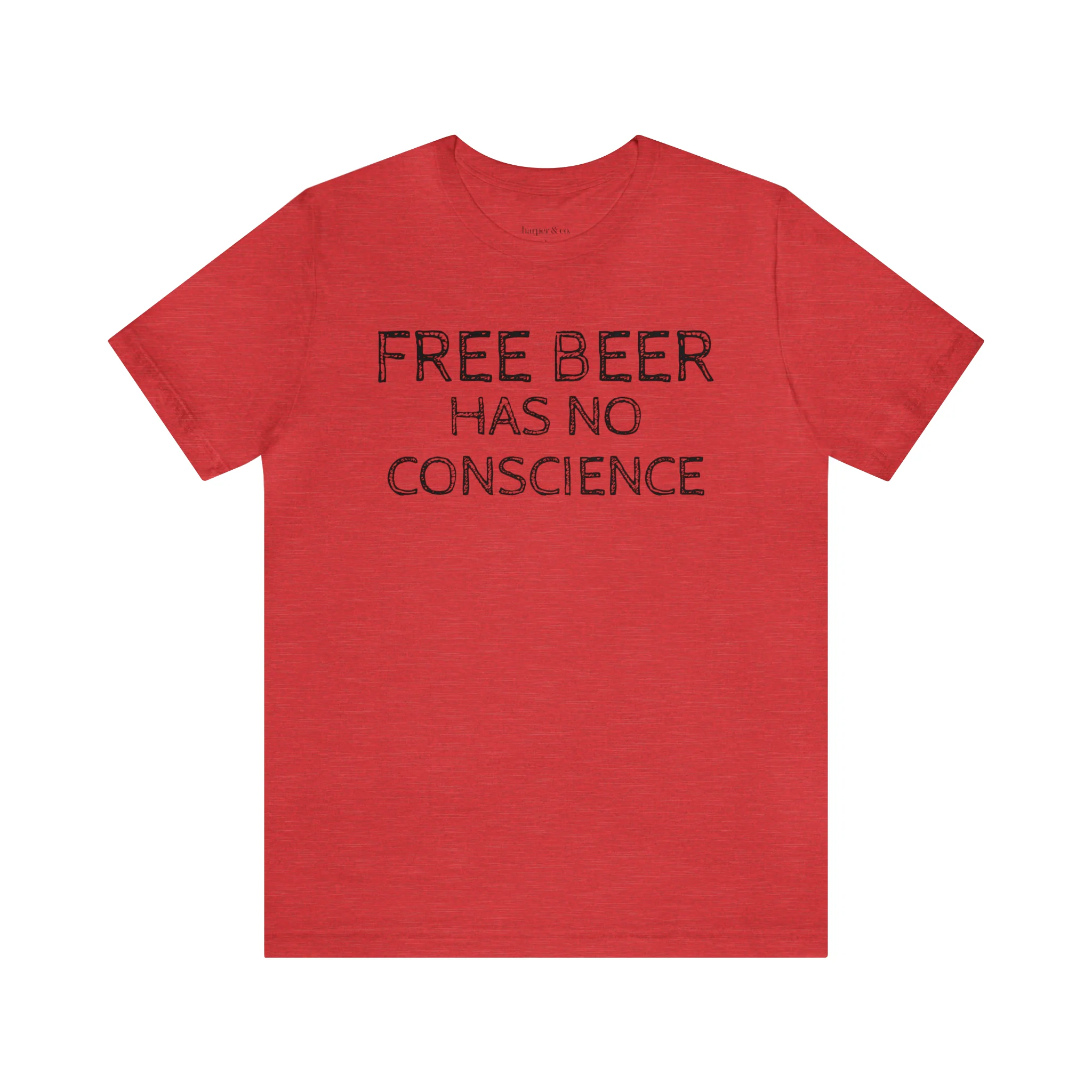 Free Beer Unisex Jersey Short Sleeve Tee