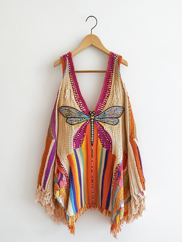 Knitted Summer Fashion Hollow Dress 5b96