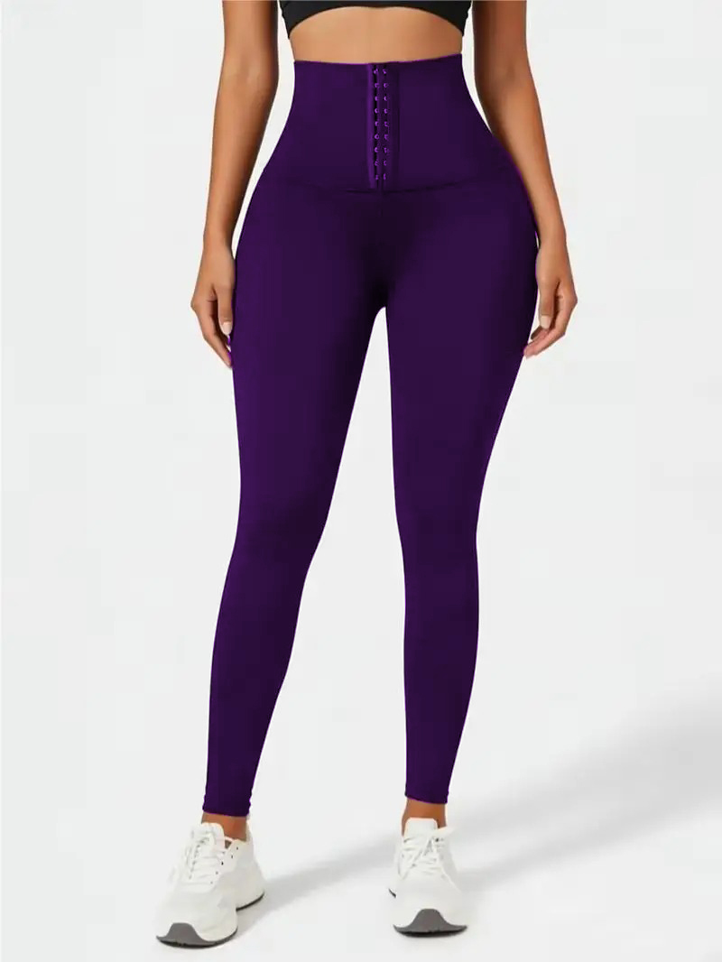 Women's Fitness Pants with Corset Design