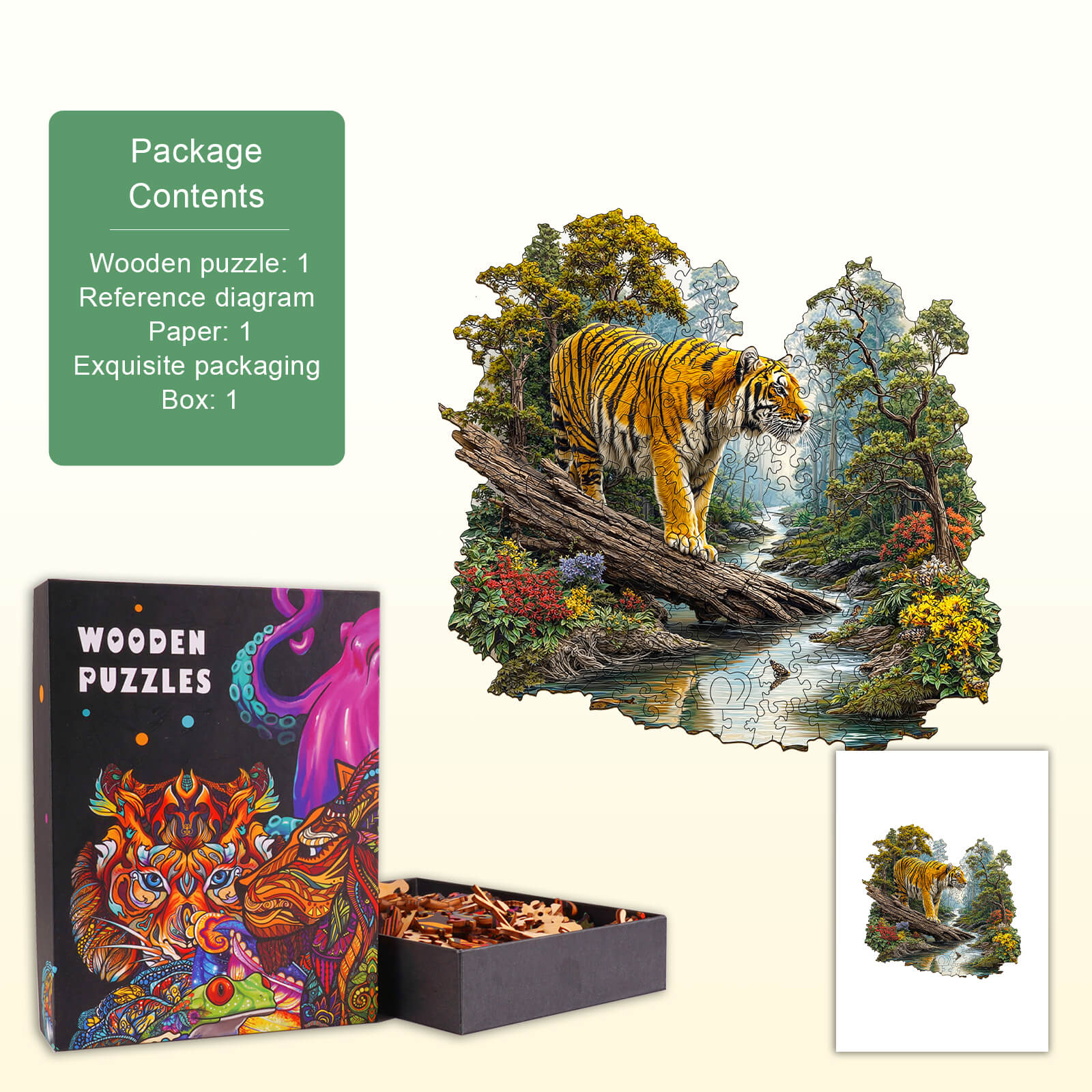 King of the Forest Wooden Jigsaw Puzzle