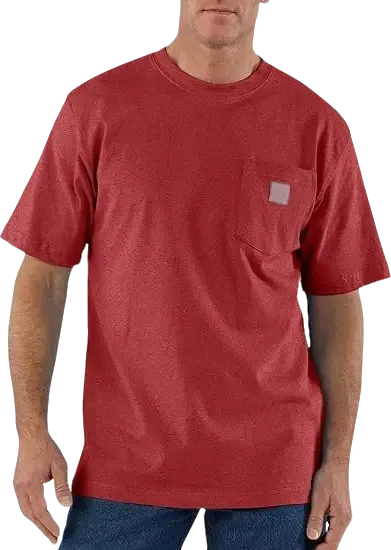 Last Day Promotion!CHT Men's K87 Workwear Loose Fit Heavyweight Short-Sleeve Pocket T-Shirt (Also Available in Big & Tall)