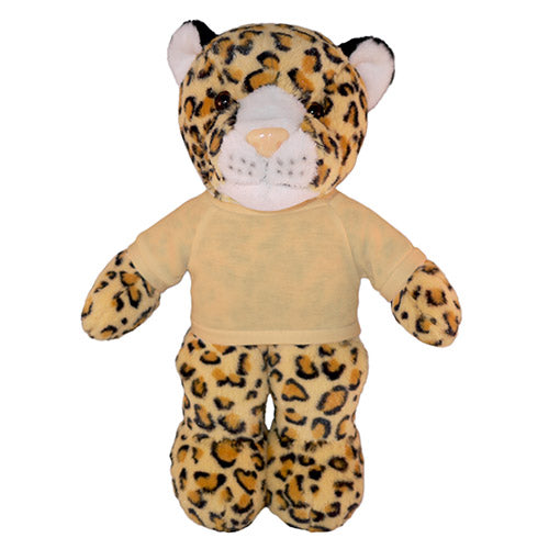 Soft Plush Leopard with Tee 8inch