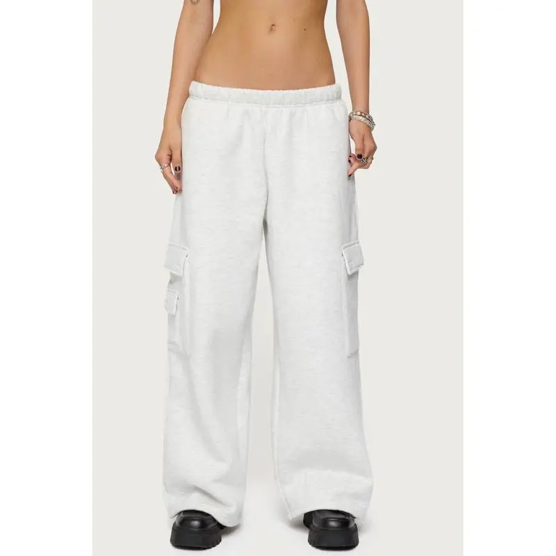 Women's Wide Leg Cargo Sweatpants – Comfy & Stylish Everyday Wear