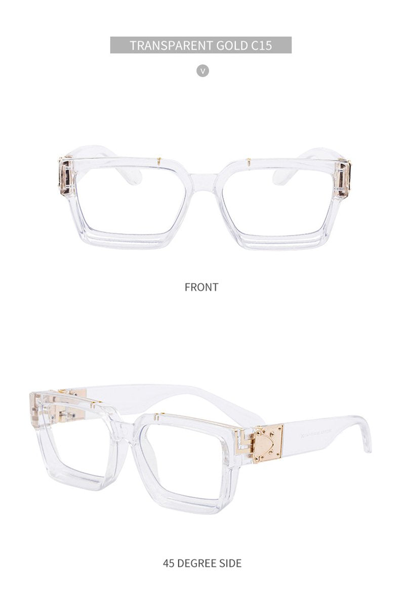 Women's Fashion Trend V Frame Square Sunglasses