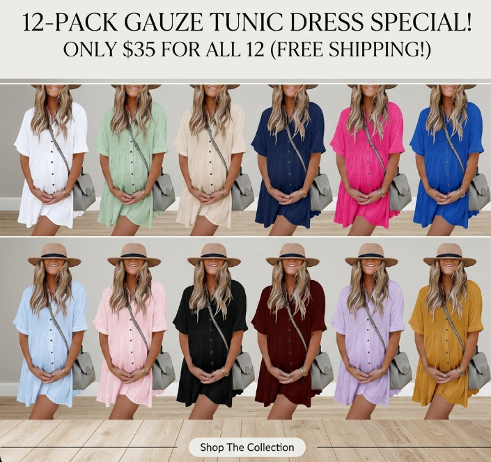 Women's Textured Babydoll Dress