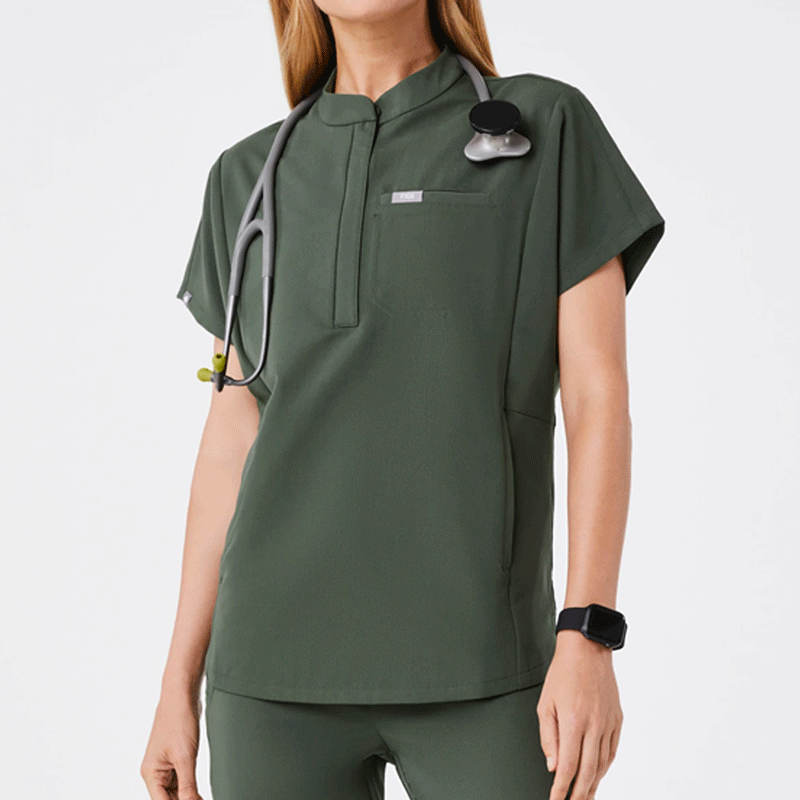 Stretch Scrub Top & Jogger Scrub Pants Set