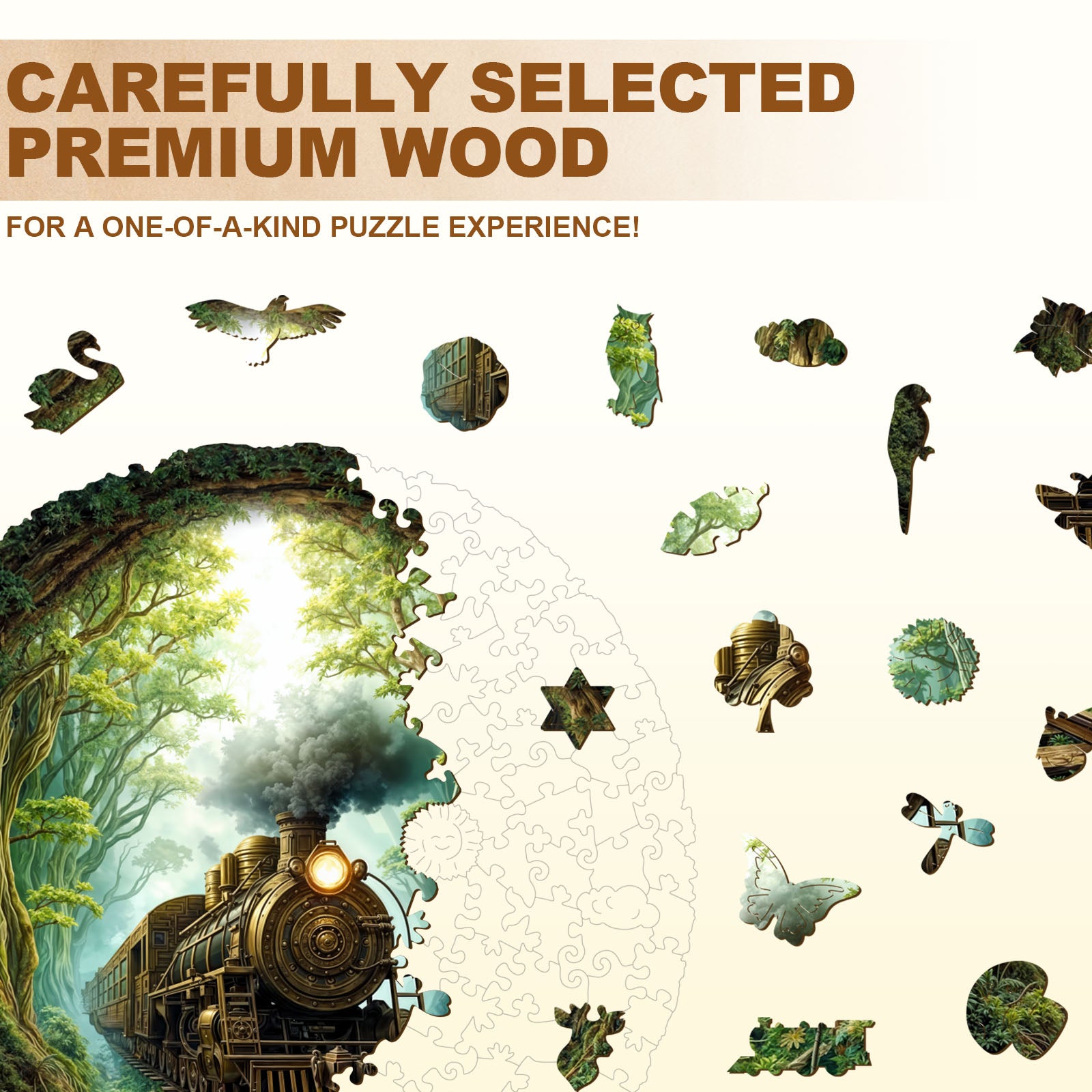 Forest Journey Wooden Jigsaw Puzzle