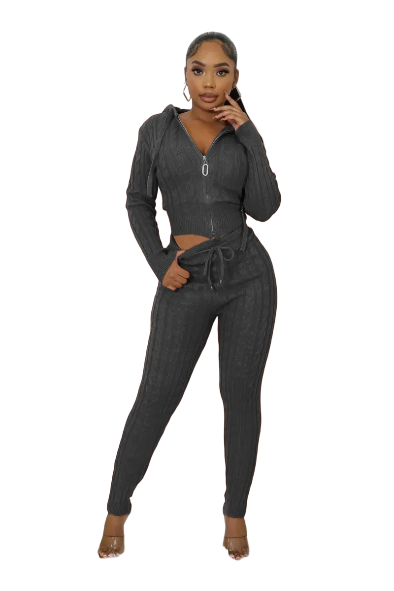 Women's Fashion Sweater Legging Set