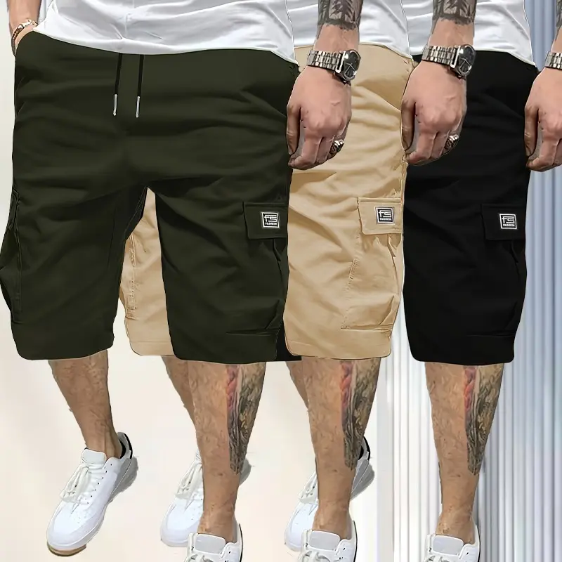 3 Piece Men's Shorts Set