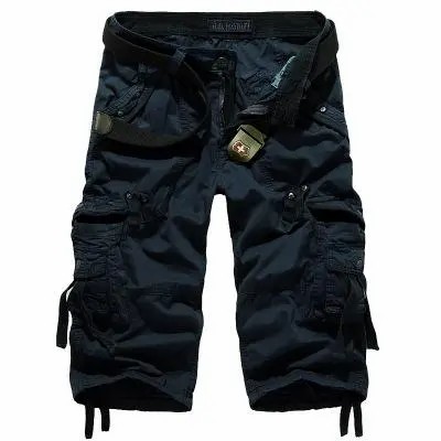 🔥Last day promotion🔥Men's Korean Style Multi-Pocket Cargo Shorts Fashion Trend Multi-Pocket Mid-Length Shorts