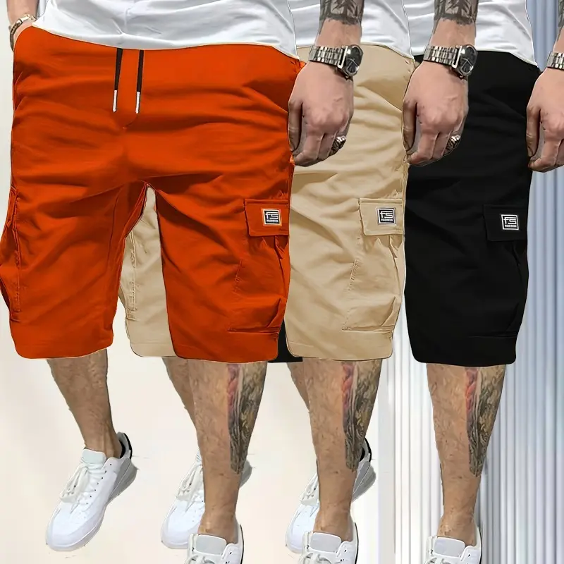 3 Piece Men's Shorts Set