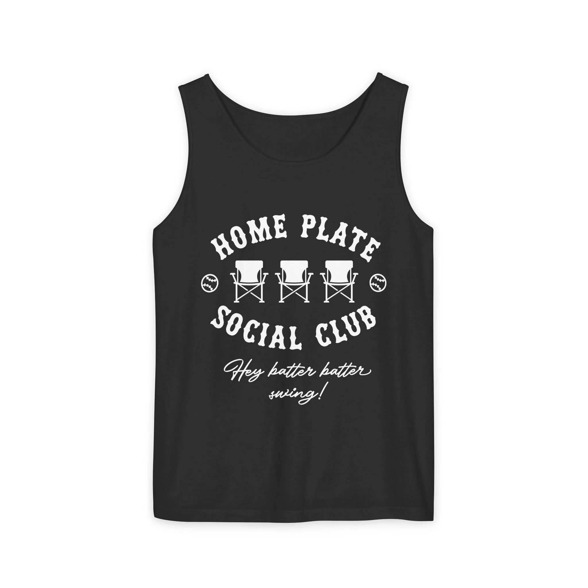 Home Plate Social Club Comfort Color Unisex Garment-Dyed Tank Top