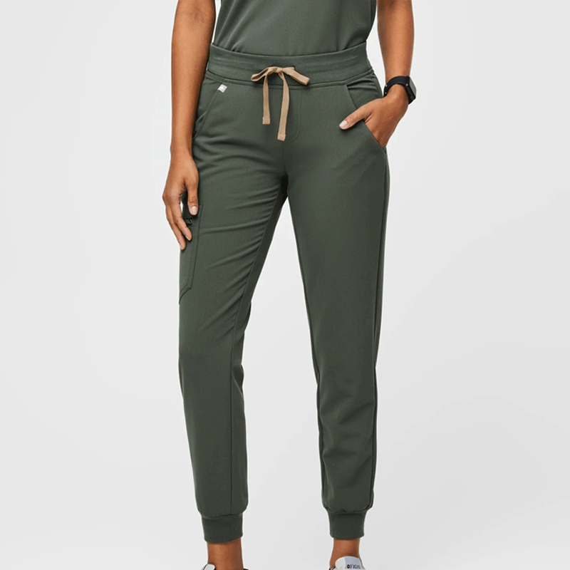 Stretch Scrub Top & Jogger Scrub Pants Set